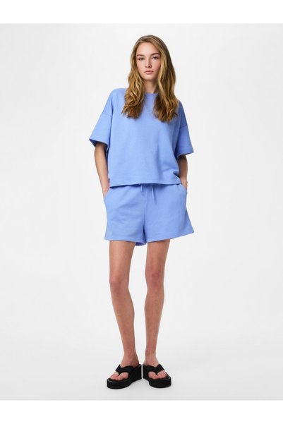 PIECES Tricou damă 17118870 albastru