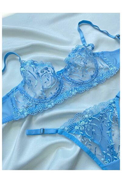 ARONA dantelli bralet takım