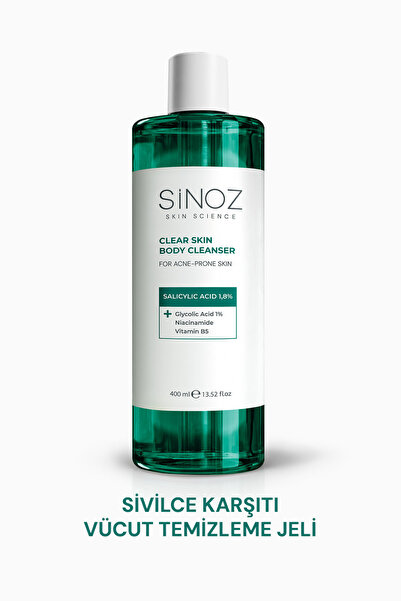 SİNOZ Akne Karşıtı Vücut Temizleme Jeli 400 Ml