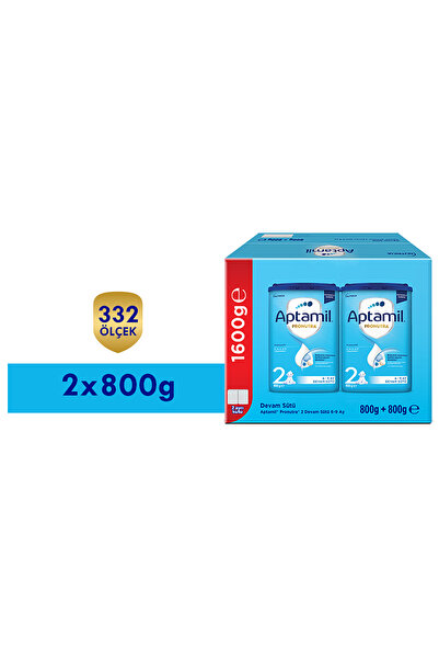Aptamil 2 Prebiyotikli Devam Sütü 800 X 2 Adet 1600 Gr