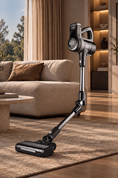 Karaca Power Up Pro Dik Süpürge Black Chrome 350 W