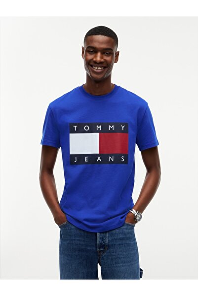 Tommy Hilfiger DM0DM22645 TJM REG BIG FLAG SS TEE EXT C8V Deep Marine