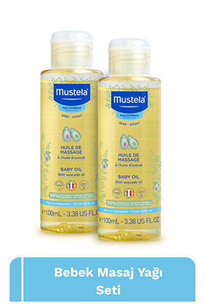 Mustela Avokado Yağı İçeren %99 Doğal İçerikli Nemlendirici Bebek Masaj Yağı ...