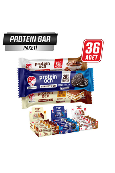 Proteinocean Protein Bar Paketi - 50g x 36 Adet