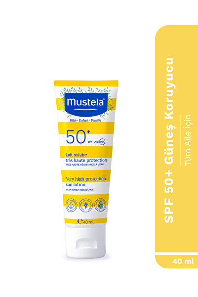 Mustela Güneş Koruyucu SPF 50+ Yüz ve Vücut Bebek Çocuk Yetişkin Tüm Ciltler ...