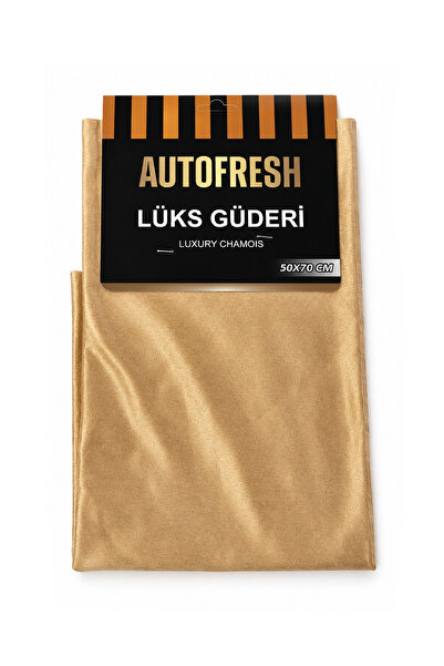 AutoFresh Araç Güderi Bez Oto Cam Ve Kaporta Temizleme Araba Kurulama Bezi 50...
