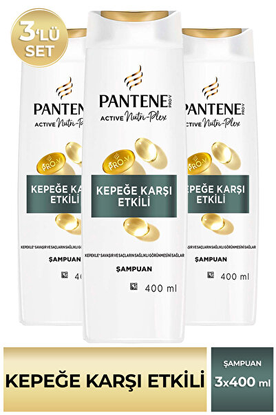 Pantene Kepek Kaşıtı Şampuan 400 ml x 3 Adet