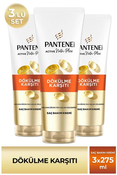 Pantene Kırılmaya Eğilimli İnce Saçlar İçin Dökülme Karşıtı Saç Kremi 275 ml ...