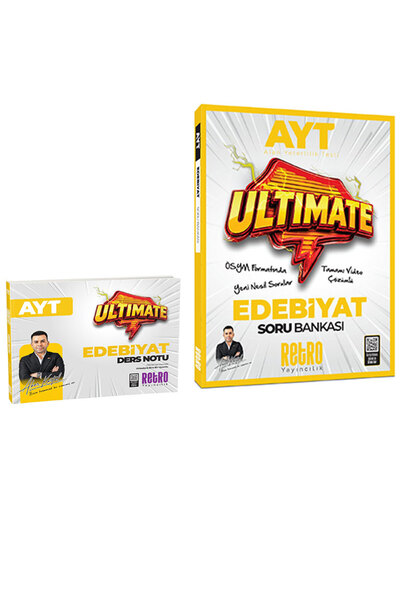 RETRO YAYINCILIK 2027 YKS AYT Edebiyat Ders Notları + Soru Bankası Tamamı Vid...