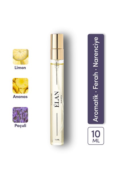 ILLUSIONE Élan Edp Erkek Seyahat Boy Parfüm 10ml | Aromatik-fresh-füjer | Lim...