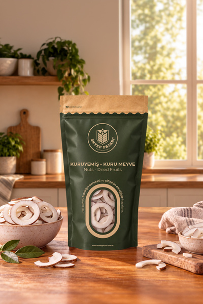 Antep Pazarı Hindistan Cevizi Meyve Kurusu -Şekersiz-(50 GR,)