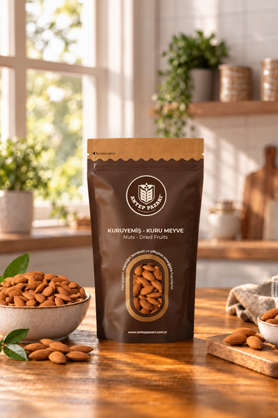 Antep Pazarı Çiğ Bal Badem - 100g