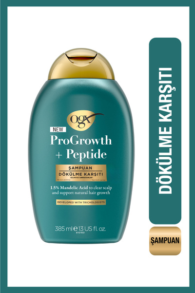 OGX ProGrowth + Peptide Dökülme Karşıtı Şampuan 385 ml