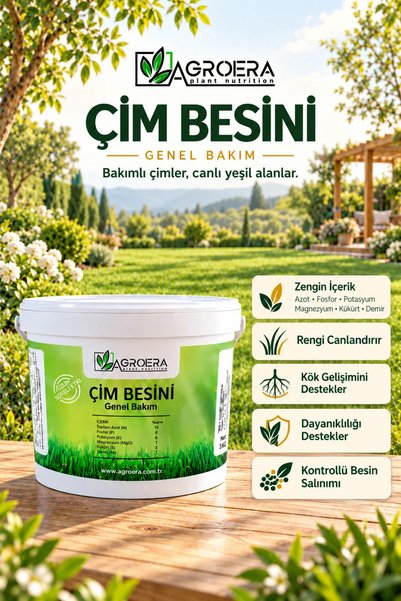 AGROERA Plant Nutrition Çim Besini Çim Vitamini - Çim Coşturan 3kg.
