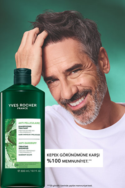Yves Rocher Yatıştırıcı Prebiyotik Şampuan-Kepeğe Karşı/Anti Pelliculaire-SLS,SLES içermez,Tuzsuz,Vegan-300ml