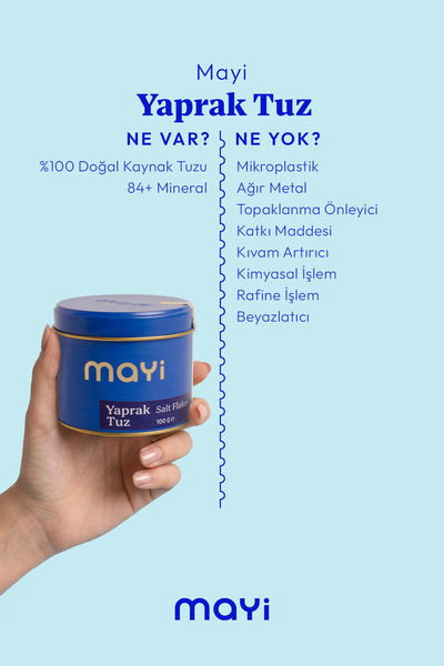 Mayi Tuz Mayi Yaprak Tuz 100 gr.