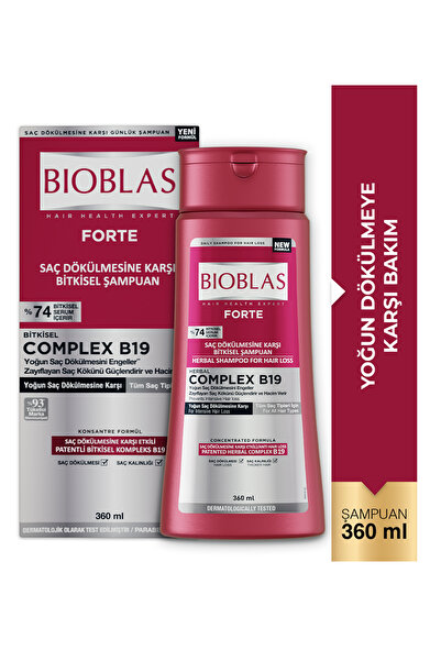 Bioblas Forte Shampoo 360 ml - Sampon pentru cadere intensiva