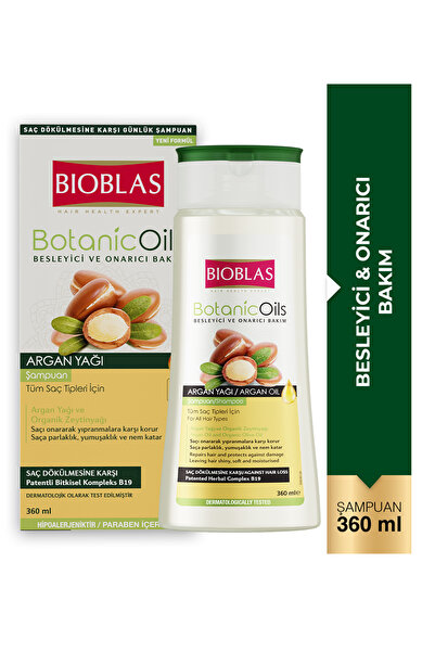 Bioblas Botanic Oils Argan Yağlı Şampuan 360 ml