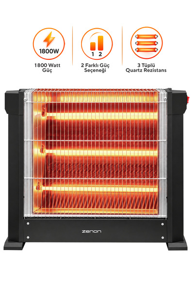 KUMTEL Zenon Çift Taraflı Isıtıcı 1800 W KS-2740