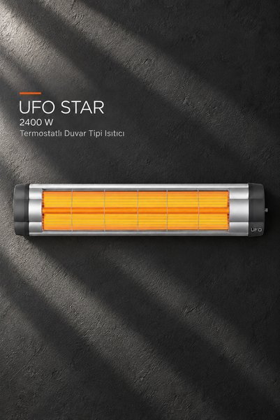 UFO Star 2400 W Duvar Tipi Infrared Isıtıcı & Stand