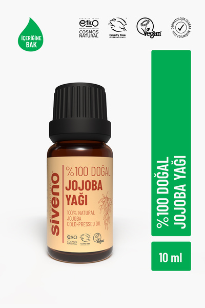 Siveno %100 Doğal Jojoba Yağı Soğuk Sıkım 10ml