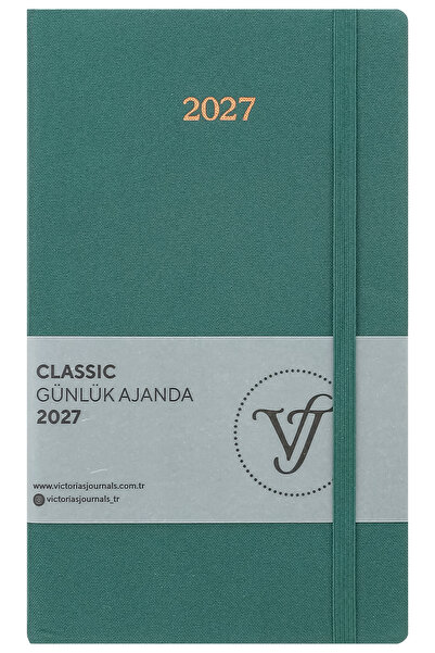 Victoria's Journals Klasičan dnevni planer 2027 – Lepirani uvek, 13x21 cm, el...