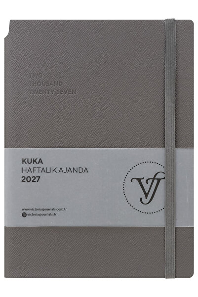 Victoria's Journals KUKA 2027 Седмичен планер А5. Гъвкава корица. Гумиран, с ...