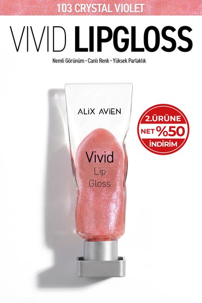 Alix Avien Parlak Bitişli Nemlendirici E Vitaminli Dudak Parlatıcı - Vivid Li...