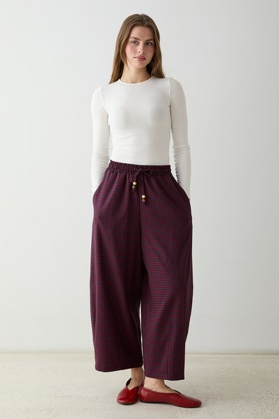 Trendyol Collection Red Pants Twoaw27Pl00084