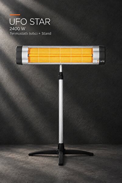 UFO Star S 24 2400w Infrared Duvar Tipi Termostatlı Isıtıcı Soba