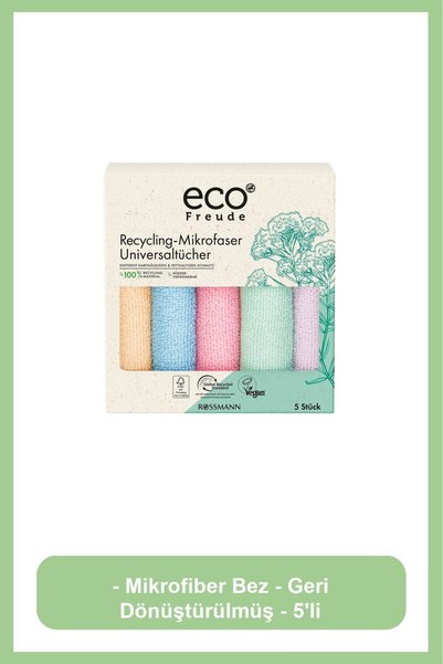 Eco Freude - Microfiber Cloth - Recycled - Pack of 5