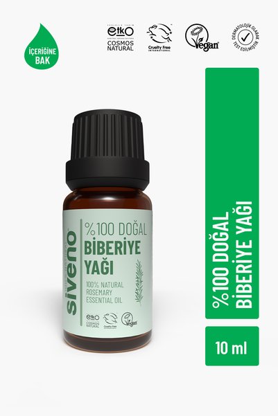 Siveno %100 Doğal Biberiye Uçucu Yağı 10 ml