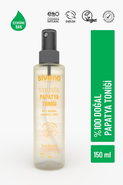 Siveno %100 Doğal Papatya Suyu Saç Aydınlatıcı Etkili Arındırıcı Rahatlatıcı ...