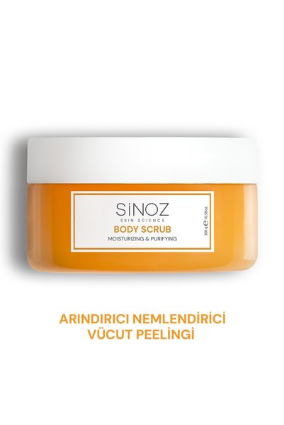 SİNOZ Body Scrub Besleyici Arındırıcı Nemlendirici Vücut Peelingi 300 gr