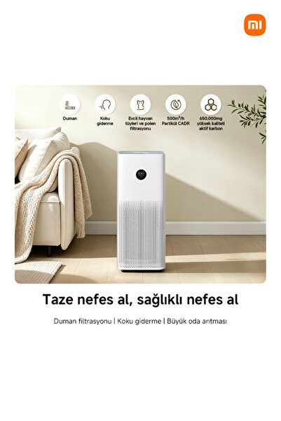 Xiaomi Smart Air Purifier 4 Pro Akıllı Hava Temizleyici (Xiami Türkiye Garantili )