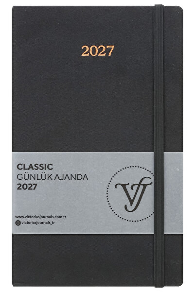 Victoria's Journals Klasičan dnevni planer 2027 – Lepirani uvek, 13x21 cm, el...