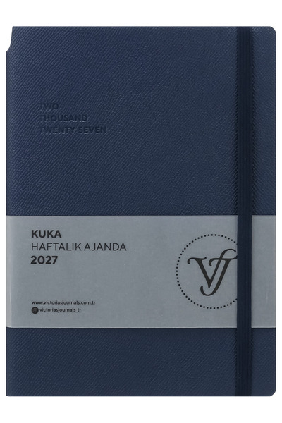 Victoria's Journals KUKA 2027 Седмичен планер А5. Гъвкава корица. Гумиран, с ...