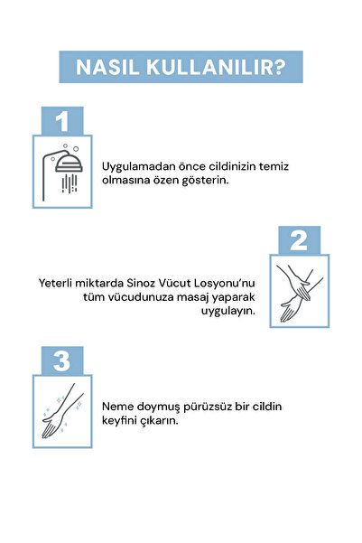 SİNOZ Hydrapro Yoğun Nemlendirici El Yüz ve Vücut Losyonu 400 ml