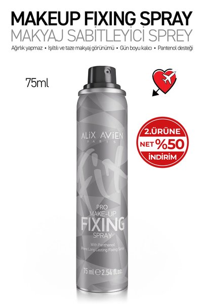 Alix Avien Makyaj Sabitleyici Sprey - Make Up Fixing Spray 75 ML