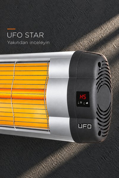 UFO Star 3000 Watt Uzaktan Kumandalı Infrared Isıtıcı
