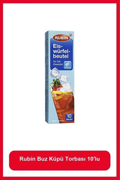 Rubin Buz Küpü Torbası 10'lu