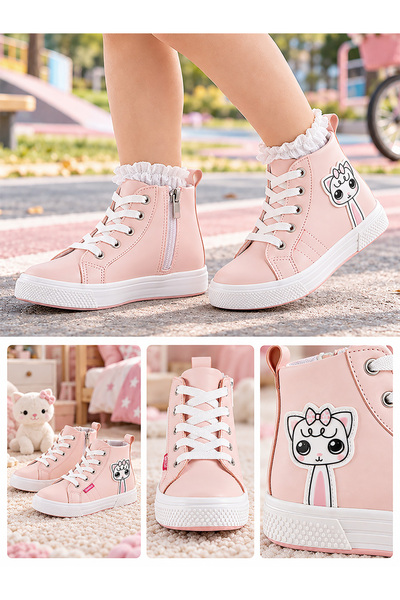 Denokids Kitty Pink Dívčí Tenisky Sportovní Boty