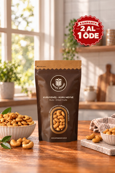 Antep Pazarı Yağsız Kavrulmuş Kaju - 400g