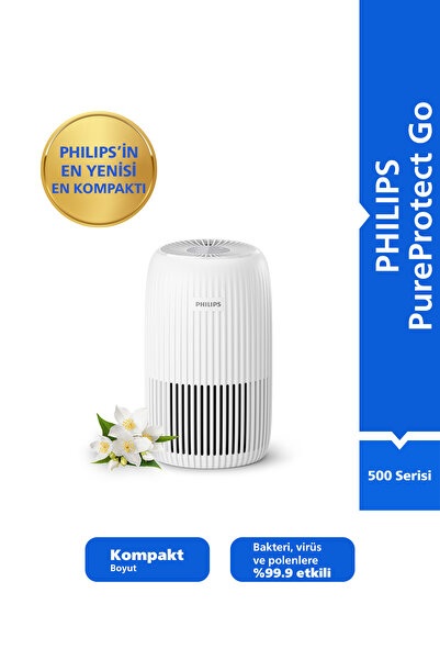 Philips 500 Serisi Hava Temizleyici, 25 m2, 60 m3/sa, 3 Yıla Kadar HEPA Filtre, Ultra Sessiz, AC0520/10