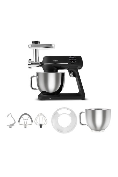 Karaca Multichef Artisan Digital Ekran 7 L Tam Döküm Stand Mikser Siyah Hamur...