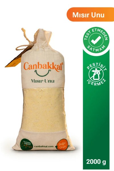 Canbakkal Mısır Unu 2 kg – Katkısız Doğallıkla Geleneksel Mısır Ekmeği ve Kuy...