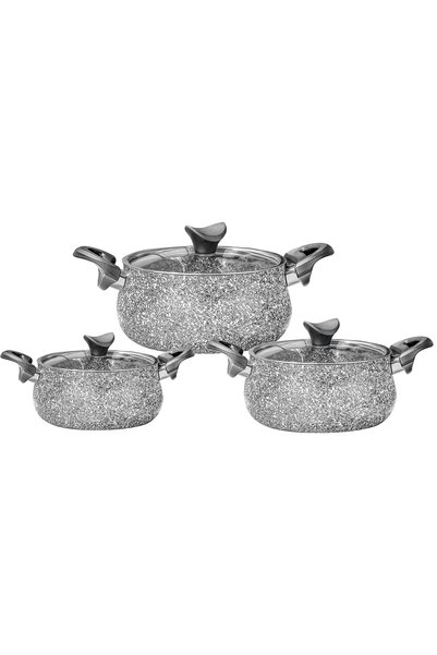 Taç Ultra Granite Set of 3 Casserole Dishes Tac