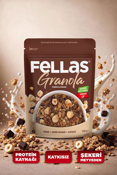 Fellas Granola - Fındık & Kakao (200 g)