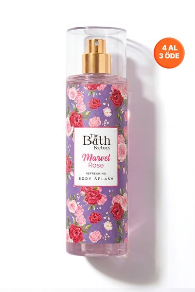 THE BATH FACTORY Marvel Rose Saç ve Vücut Spreyi 200 ML