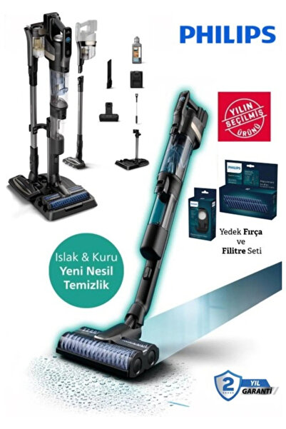 Philips ve Istasyonlu Özellikli Mop Kendini Temizleyen Istasyonlu 9000 Serisi Kablosuz
